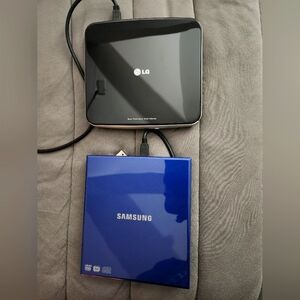 LG and Samsung DVD player/writer CD rewriter